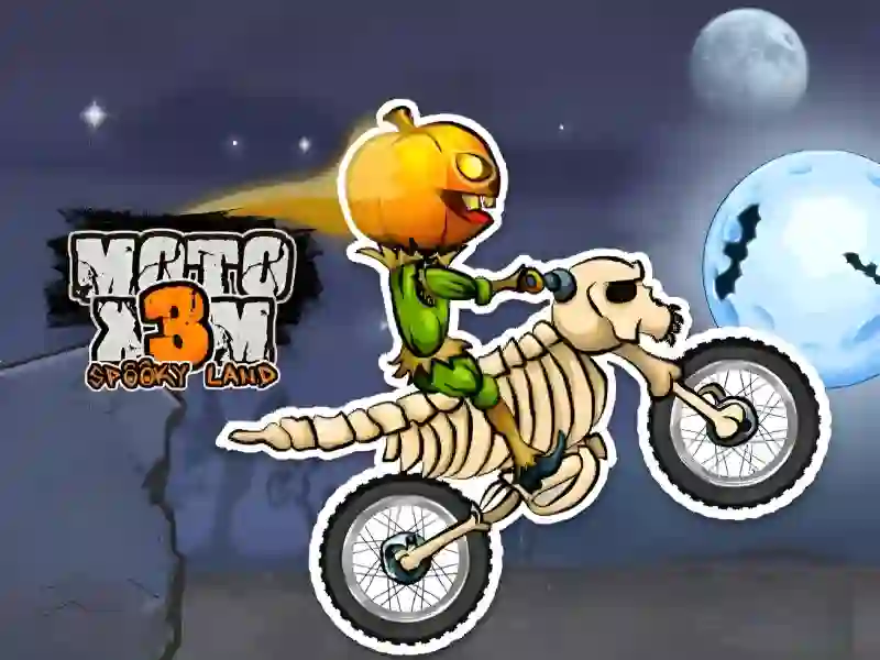 Spel Moto X3M Spooky Land online