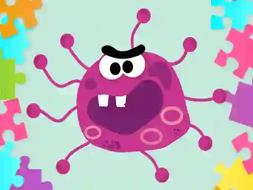 Spel Virus Jigsaw online