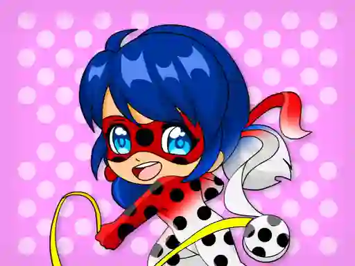 Spel Chibi Dottedgirl Coloring Book online