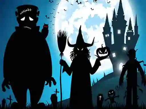 Spel Crazy Halloween Memory online