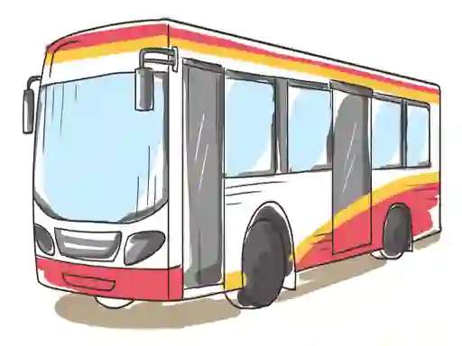 Spel Cartoon Bus Slide online