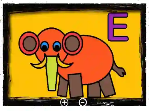 Spel Easy Kids Coloring Letters online