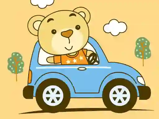 Spel Cute Animal Ride Match 3 online