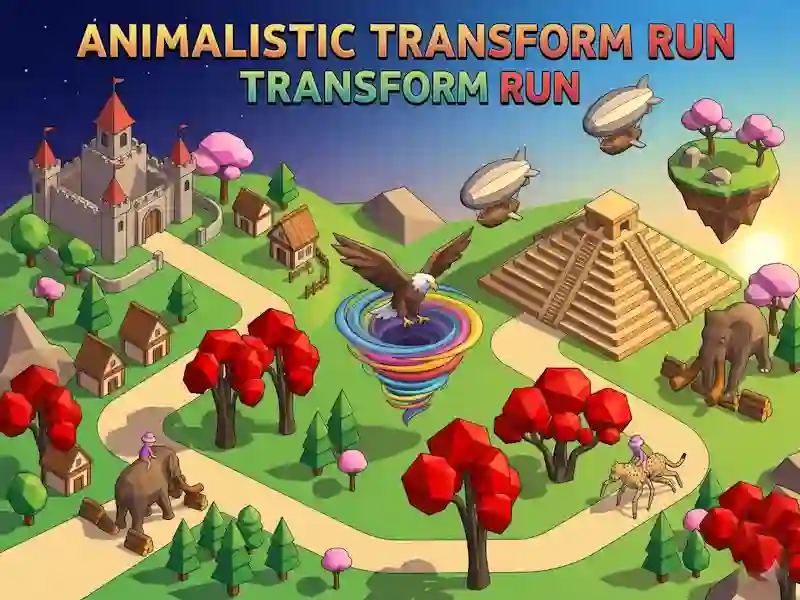 Spel Animalistic Transform Run online