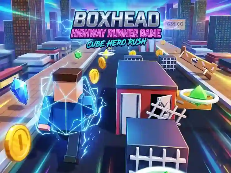 Spel Boxhead Highway Runner Game online