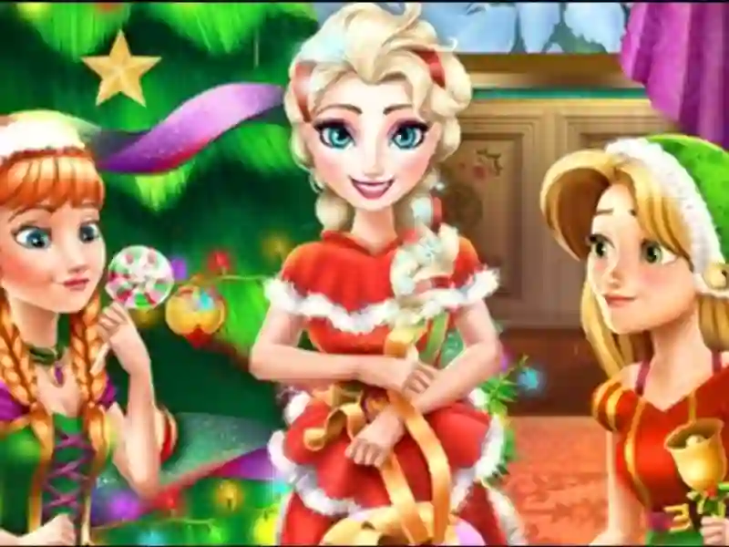 Spel Disney Princess Christmas Party online