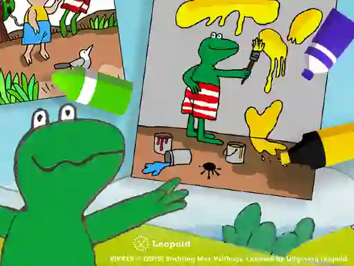 Spel Coloring Kikker online