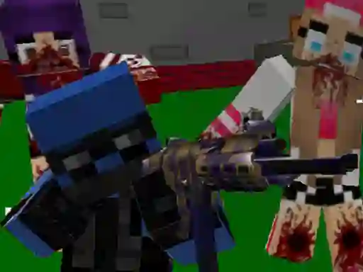 Spel Blocky Combat Special Forces: Zombie Apocalypse online