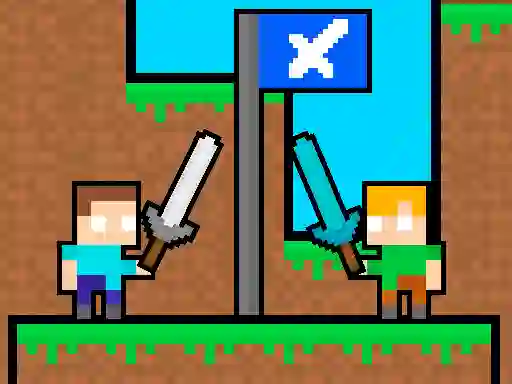 Spel Friends Battle Swords Drawn online