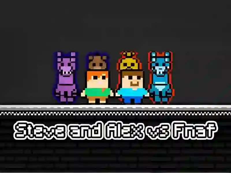 Spel Steve and Alex vs Fnaf online
