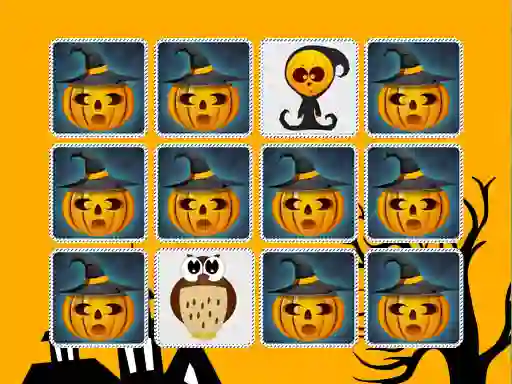 Spel Kids Memory Game Halloween online