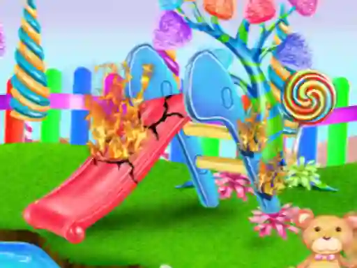 Spel Candy Garden Cleaning online