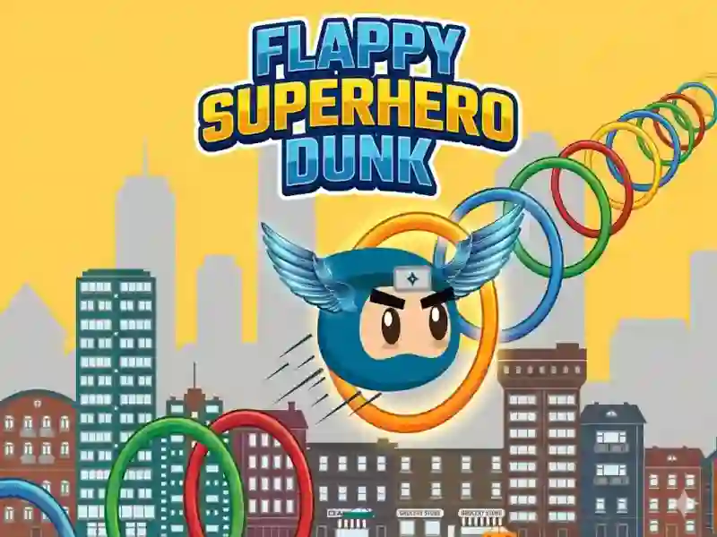 Spel Flappy Superhero Dunk online