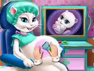 Spel Kitty Pregnant Check-up online