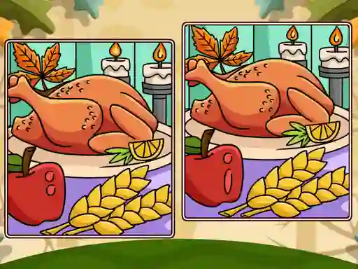 Spel Thanksgiving Spot The Differences online
