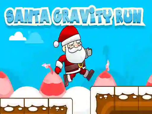 Spel Santa Gravity Run online