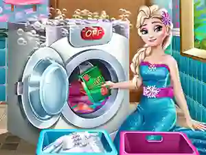 Spel Ice Queen Laundry Day online