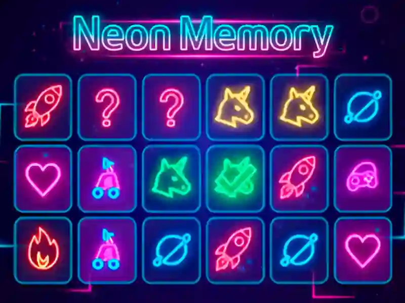 Spel Neon Memory online
