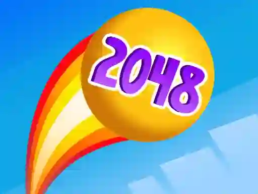 Spel Rainbow Balls 2048 online