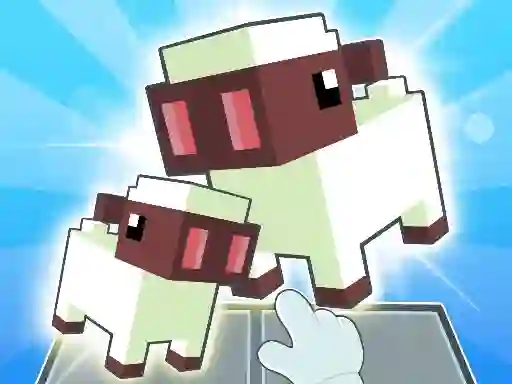 Spel Voxel Merge 3d online