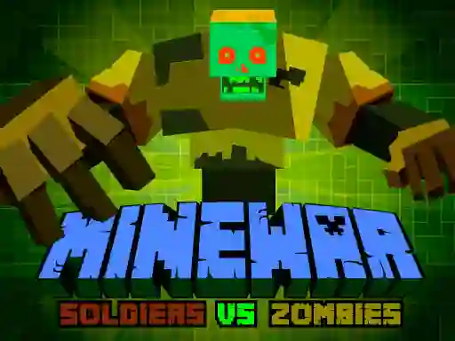 Spel Minewar Soldiers vs Zombies online