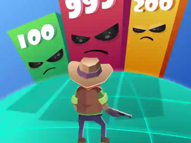 Spel Shoot Block Rush 3D online