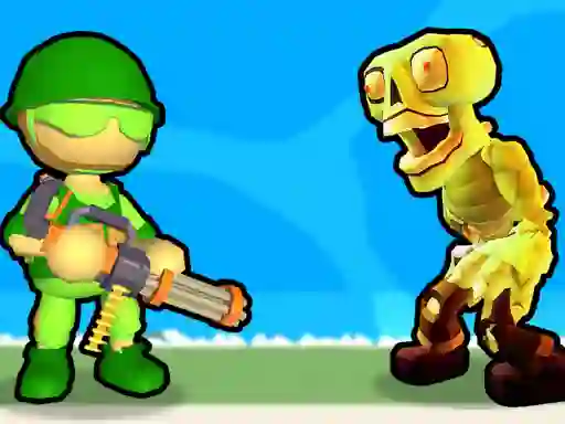 Spel Destruction of Stickman Zombie online