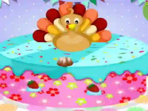 Spel Happy Thanksgiving Cake Master online