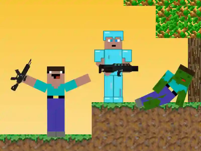 Spel Noob vs Pro: Zombie Apocalypse online