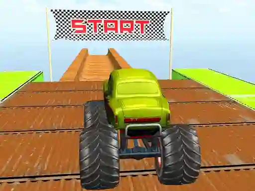 Spel Mega ramp Monster truck online