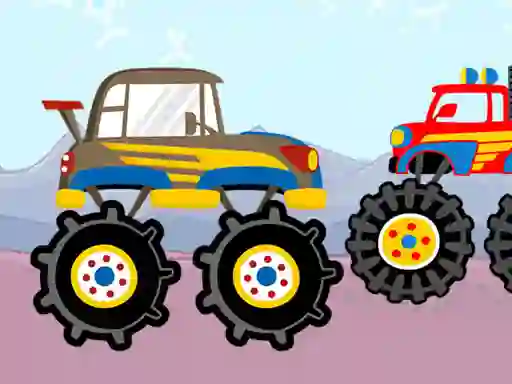 Spel Fun Monster Trucks Jigsaw online