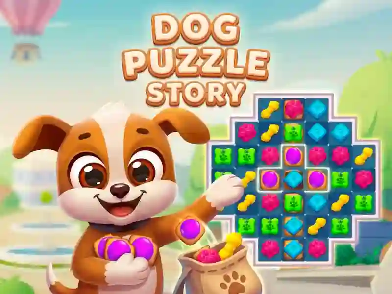 Spel Dog Puzzle Story online