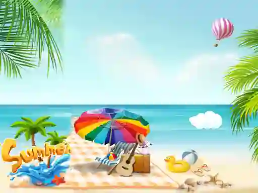 Spel Summer Beach Slide online