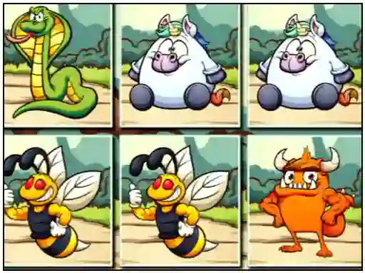 Spel Animals Memo Match online
