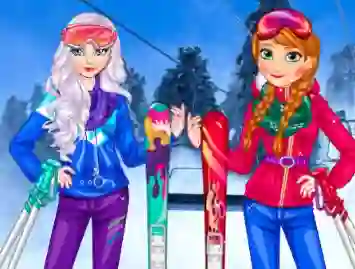 Spel Princesses At Ski online