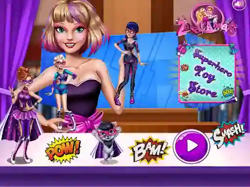 Spel Superhero Toy Shop online