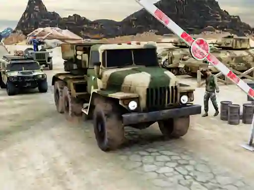 Spel Army Machine Transporter Truck online