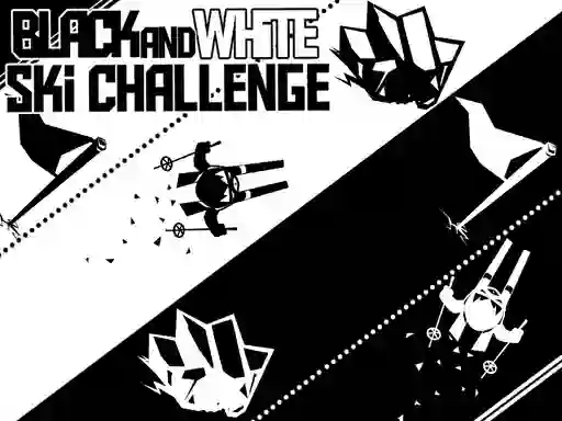 Spel Black and White Ski Challenge online