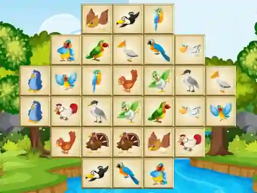 Spel Birds Mahjong Deluxe online