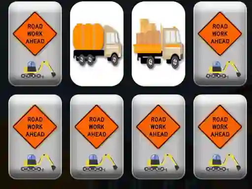 Spel Work Trucks Memory online