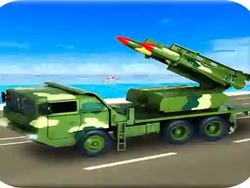 Spel Us Army Missile Attack Army Truck Driving Games online