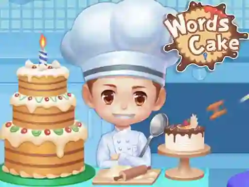 Spel Words Cake online