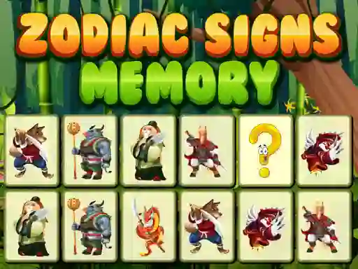 Spel Zodiac Signs Memory online