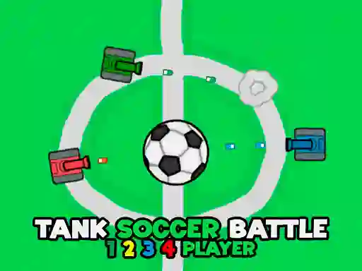 Spel Tank Soccer Battle 1 2 3 4 Player online