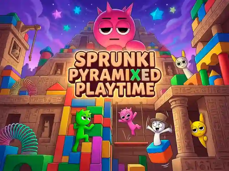 Spel Sprunki Pyramixed Playtime online