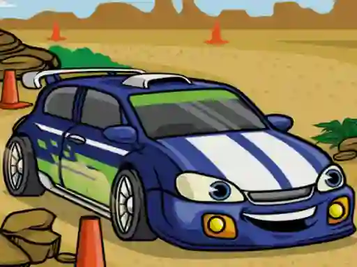 Spel Racing Cartoons Jigsaw online