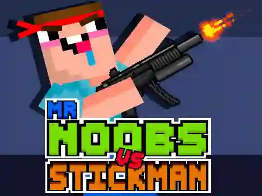 Spel Mr Noobs vs Stickman online