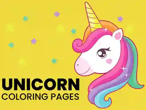 Spel Unicorn Coloring Pages online