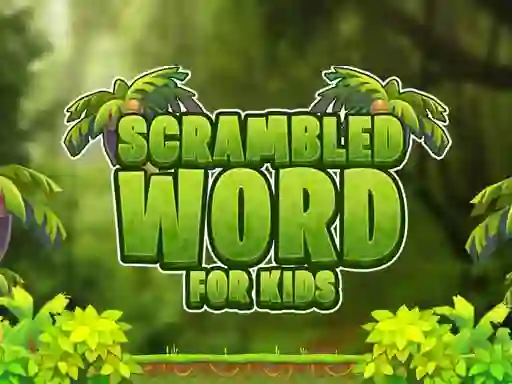 Spel Scrambled Word For Kids online