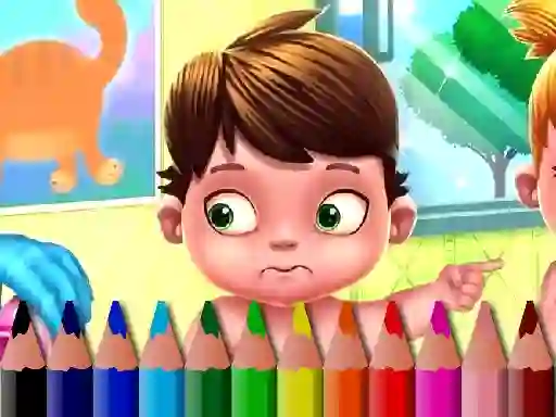 Spel Back To School: Baby Coloring Book online